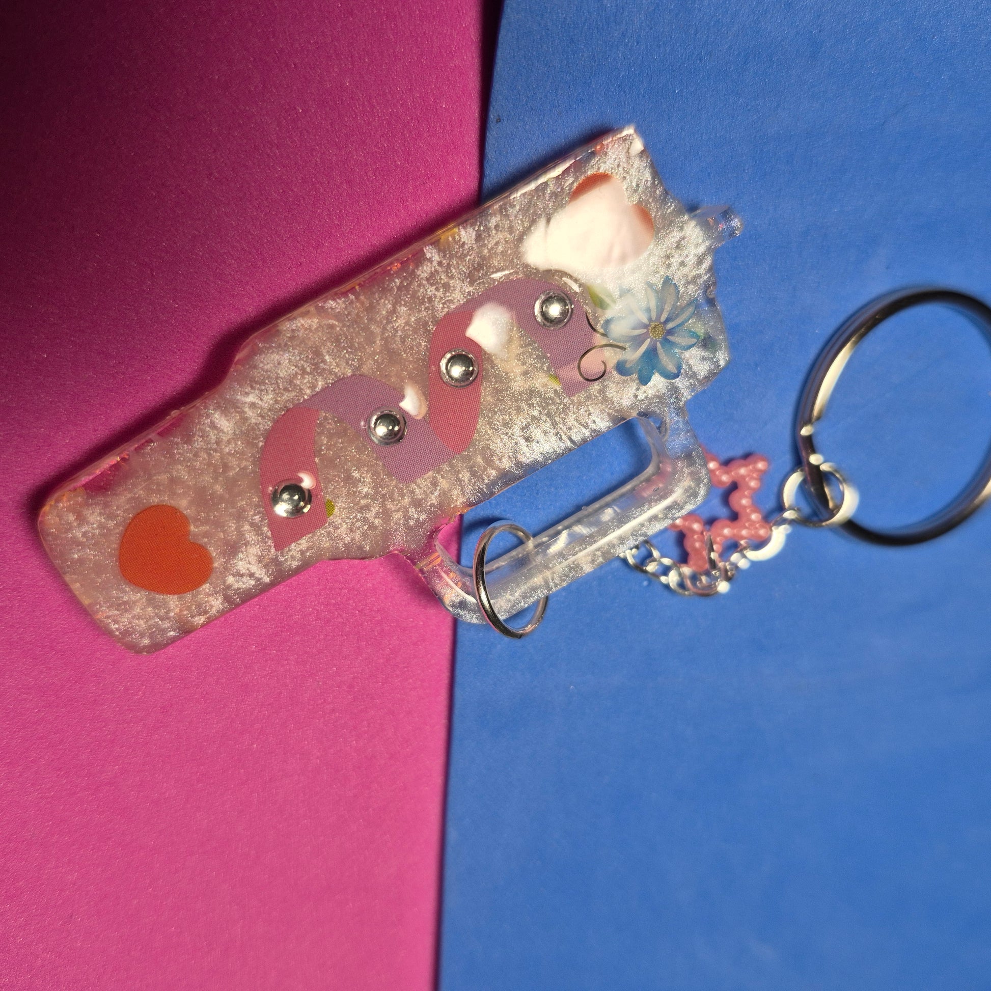 Keychain: I need my glass. customized.