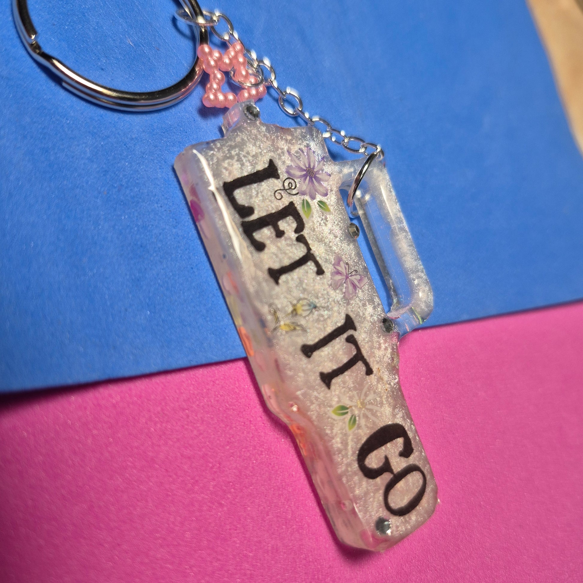 Keychain: I need my glass. customized.